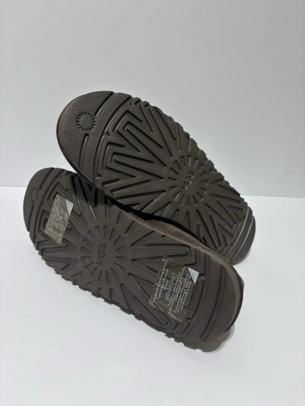 UGG Men’s Kenton Slippers Chocolate Suede, Size 12 M